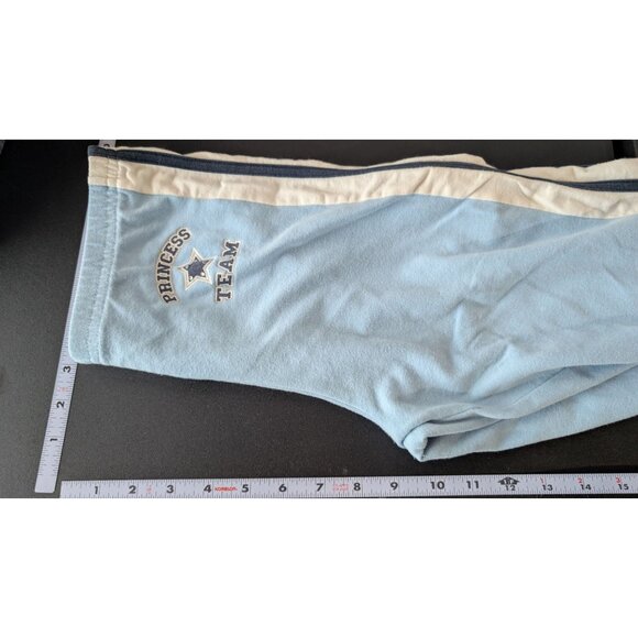 Total Girl Girls Light Blue Princess Team Side Stripe Bottoms Size 12 Y2K Retro - Picture 7 of 10